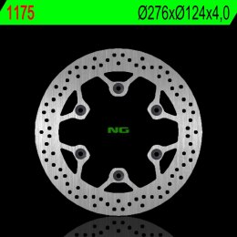 NG TARCZA HAMULCOWA PRZÓD DEALIM ROAD WIN 125 04-17, HYOSUNG GT 125 06 (276X124X4,0MM)