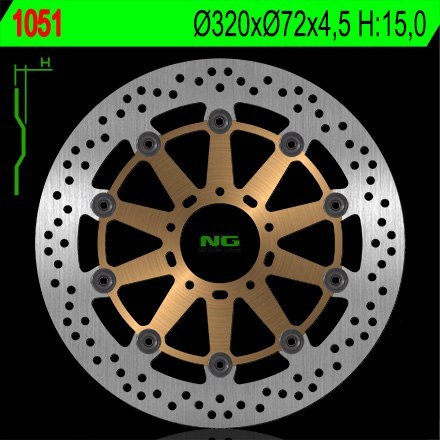 NG TARCZA HAMULCOWA PRZÓD DUCATI 749/848/999/1000/1100 '02-17 (320X72X4,5MM) (5X8,5MM) PŁYWAJĄCA NG TARCZA HAMULCOWA PRZÓD DUCATI 749/848/999/1000/1100 '02-17 (320X72X4,5MM) (5X8,5MM) PŁYWAJĄCA