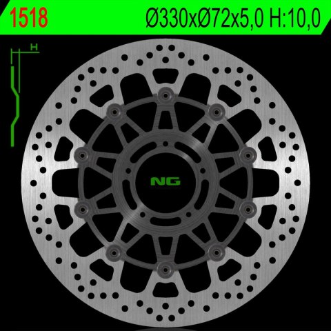 NG TARCZA HAMULCOWA PRZÓD DUCATI MULTISTRADA 1200 15-18 (330X72X5,0MM) (5X8,5MM) NG TARCZA HAMULCOWA PRZÓD DUCATI MULTISTRADA 1200 15-18 (330X72X5,0MM) (5X8,5MM)