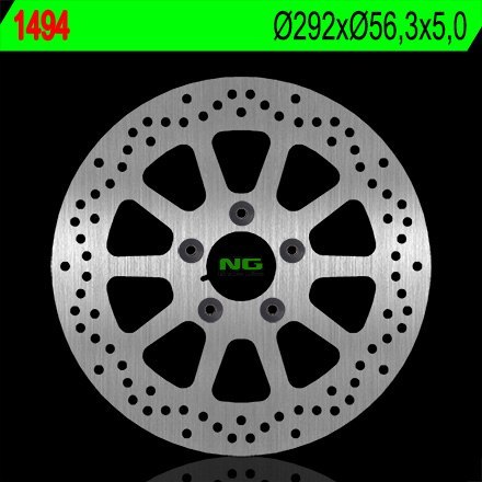 NG TARCZA HAMULCOWA PRZÓD HARLEY DAVIDSON 750/883/1200/1340/1450/1584/1600 (292X56,3X5) (5X8,5MM) NG TARCZA HAMULCOWA PRZÓD HARLEY DAVIDSON 750/883/1200/1340/1450/1584/1600 (292X56,3X5) (5X8,5MM)