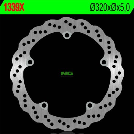 NG TARCZA HAMULCOWA PRZÓD HONDA CB 650F '14-'15, CTX 700 '13-'17 (320X5) (5X10MM) WAVE NG TARCZA HAMULCOWA PRZÓD HONDA CB 650F '14-'15, CTX 700 '13-'17 (320X5) (5X10MM) WAVE