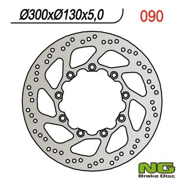 NG TARCZA HAMULCOWA PRZÓD KAWASAKI KLE 500 '91-'03 (300X130X5) (9X10,5MM) NG TARCZA HAMULCOWA PRZÓD KAWASAKI KLE 500 '91-'03 (300X130X5) (9X10,5MM)