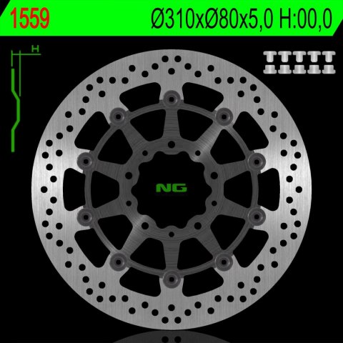 NG TARCZA HAMULCOWA PRZÓD KAWASAKI Z 1000 ABS 15-17, Z 1000 15-17, ZX6R 13-17, Z800 12-18, GTR 1400 07-18, ZZR 1400 06-18 (310X8 NG TARCZA HAMULCOWA PRZÓD KAWASAKI Z 1000 ABS 15-17, Z 1000 15-17, ZX6R 13-17, Z800 12-18, GTR 1400 07-18, ZZR 1400 06-18 (310X8