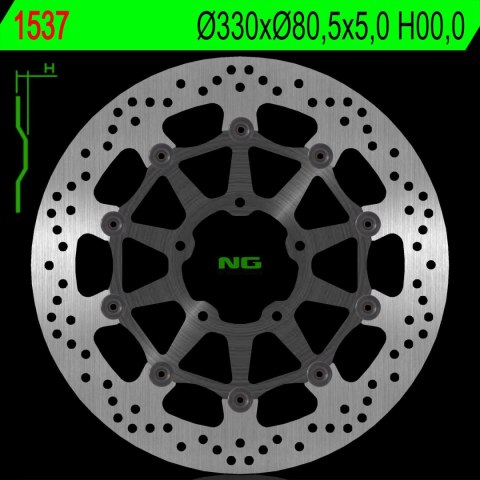 NG TARCZA HAMULCOWA PRZÓD KAWASAKI ZX 10R 16-18 (330X80,5X5) (5X10,5MM) NG TARCZA HAMULCOWA PRZÓD KAWASAKI ZX 10R 16-18 (330X80,5X5) (5X10,5MM)