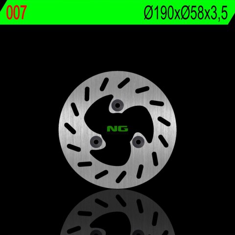 NG TARCZA HAMULCOWA PRZÓD KEEWAY ZHARA 50 15-18, 125 15-18, RIEJU CROSSER (190X58X3,5MM) NG TARCZA HAMULCOWA PRZÓD KEEWAY ZHARA 50 15-18, 125 15-18, RIEJU CROSSER (190X58X3,5MM)