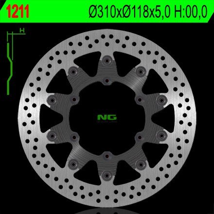 NG TARCZA HAMULCOWA PRZÓD SUZUKI DRZ 400 SM '05-'10 PŁYWAJĄCA 310 MM (310X118X5) PŁYWAJĄCA NG TARCZA HAMULCOWA PRZÓD SUZUKI DRZ 400 SM '05-'10 PŁYWAJĄCA 310 MM (310X118X5) PŁYWAJĄCA