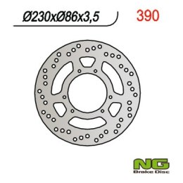 NG TARCZA HAMULCOWA PRZÓD YAMAHA DT 125R '88-'05, TT 350 '85-'95, TT 600 '84-'92, YZ 250 '85-'89, YZ 125 '88, '90-'91 (230X86X3,