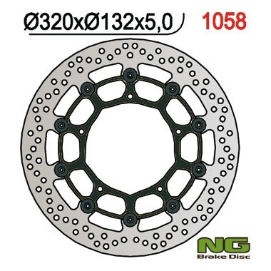 NG TARCZA HAMULCOWA PRZÓD YAMAHA YZF R1 '04-'06 / '15-'16, FZ1 '06-13, R6 '20-, V-MAX '09-16, MT-10 '16-21 (320X132X5MM) (5X8,5M NG TARCZA HAMULCOWA PRZÓD YAMAHA YZF R1 '04-'06 / '15-'16, FZ1 '06-13, R6 '20-, V-MAX '09-16, MT-10 '16-21 (320X132X5MM) (5X8,5M