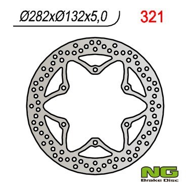 NG TARCZA HAMULCOWA PRZÓD/TYŁ YAMAHA XV/XT/FJ/FJ/GTS/ XVS (282X132X5) NG TARCZA HAMULCOWA PRZÓD/TYŁ YAMAHA XV/XT/FJ/FJ/GTS/ XVS (282X132X5)