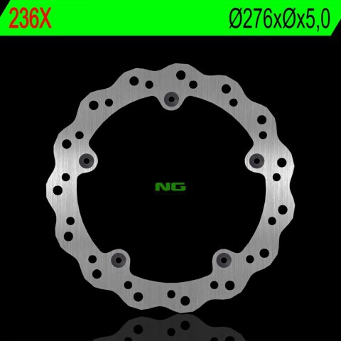 NG TARCZA HAMULCOWA TYŁ BMW R 850/1100/1150/1200 (276X-X5) WAVE NG TARCZA HAMULCOWA TYŁ BMW R 850/1100/1150/1200 (276X-X5) WAVE