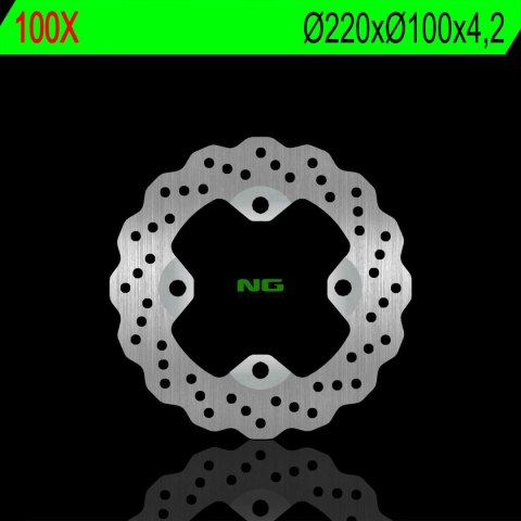 NG TARCZA HAMULCOWA TYŁ KAWASAKI ER 6F/N 06-17, ZX 6R 02-17, KLE 650 07-14, Z 750 03-06, ZX 9R 98-03, ZX 10R 104-10 (220X100X4,2 NG TARCZA HAMULCOWA TYŁ KAWASAKI ER 6F/N 06-17, ZX 6R 02-17, KLE 650 07-14, Z 750 03-06, ZX 9R 98-03, ZX 10R 104-10 (220X100X4,2