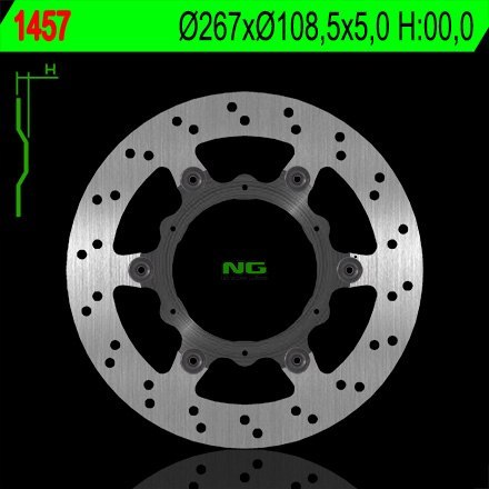 NG TARCZA HAMULCOWA TYŁ KTM 1050/1190/1290 ADVENTURE '13-'15 (PŁYWAJĄCA) (267X108,5X5) (6X6,5MM) NG TARCZA HAMULCOWA TYŁ KTM 1050/1190/1290 ADVENTURE '13-'15 (PŁYWAJĄCA) (267X108,5X5) (6X6,5MM)