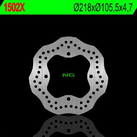 NG TARCZA HAMULCOWA TYŁ POLARIS SPORTSMAN 400/450/500/570/700/800, RANGER 400/500/570/700/800/900 (218X105,5X4,7) (4X10,5MM) WAV NG TARCZA HAMULCOWA TYŁ POLARIS SPORTSMAN 400/450/500/570/700/800, RANGER 400/500/570/700/800/900 (218X105,5X4,7) (4X10,5MM) WAV