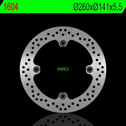 NG TARCZA HAMULCOWA TYŁ SUZUKI DL 1000 V-STROM '02-'21 (260X141X5,5MM) (4X10,5MM)- ZASTĘPUJE NG1604X NG TARCZA HAMULCOWA TYŁ SUZUKI DL 1000 V-STROM '02-'21 (260X141X5,5MM) (4X10,5MM)- ZASTĘPUJE NG1604X