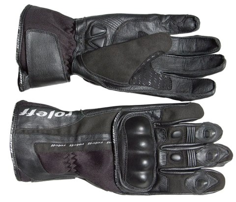 ROLEFF PROMOCJA RĘKAWICE SKÓRZANE LETNIE MODEL RO45 KOLOR CZARNY ROZMIAR M ROLEFF PROMOCJA RĘKAWICE SKÓRZANE LETNIE MODEL RO45 KOLOR CZARNY ROZMIAR M