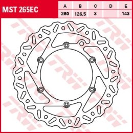 TRW ZF TARCZA HAMULCOWA PRZÓD KTM SX / EXC / XC 250 94-23, EXC / SX / XC 350 10-, EXC / SX 400 94-07, EXC / SX / XC 03-, LC4 620