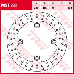 TRW ZF TARCZA HAMULCOWA TYŁ HONDA CBR 500 / CB 500 F / X 13-, CBF 500 04-08, CB / CBF / CBR 600 / HORNET 04-15, CB / CBR 650 14-