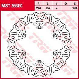 TRW ZF TARCZA HAMULCOWA TYŁ KTM EXC / SX / XC 250 03-17, EXC / SX / XC 350 10-, SMR / SX / XC 450 03-, EXC / SMR / SX 525 03-07,