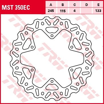 TRW ZF TARCZA HAMULCOWA TYŁ YAMAHA YZ / WRF 125 / 250 / 426 / 450 02-17 TRW ZF TARCZA HAMULCOWA TYŁ YAMAHA YZ / WRF 125 / 250 / 426 / 450 02-17