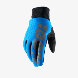 100 PROCENT RĘKAWICE ZIMOWE CROSS/ENDURO HYDROMATIC BRISKER BLUE (WODOODPORNE) KOLOR NIEBIESKI ROZMIAR L STARY KOD10010-002-12