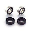 BEARING WORX ŁOŻYSKA KOŁA PRZEDNIEGO / TYLNEGO Z USZCZELNIACZAMI KTM SX50 '98-'01, JR50 '01-'03, MINI ADV.50 '97-'07 (25-1009)