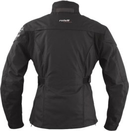 ROLEFF PROMOCJA KURTKA DAMSKA TEKSTYLNA KRÓTKA Z MEMBRANĄ WIND-TEX MODEL LADYLIKE KOLOR CZARNY ROZMIAR M