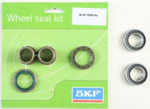 SKF WYPRZEDAŻ ZESTAW - ŁOŻYSKA PRZEDNIEGO KOŁA Z USZCZELNIACZAMI I TULEJKAMI KAWASAKI KXF 250 '06-'19, KXF 450 '06-'18 KX 125/25 SKF WYPRZEDAŻ ZESTAW - ŁOŻYSKA PRZEDNIEGO KOŁA Z USZCZELNIACZAMI I TULEJKAMI KAWASAKI KXF 250 '06-'19, KXF 450 '06-'18 KX 125/25
