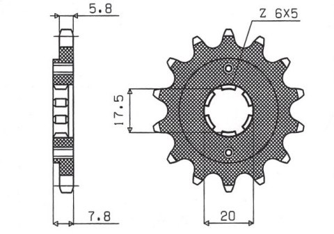 SUNSTAR ZĘBATKA PRZEDNIA 279 13 HONDA NSR 125 '89-'99, XR 250, CRF 230 (JTF327.13) (ŁAŃC. 520) (27913JT) SUNSTAR ZĘBATKA PRZEDNIA 279 13 HONDA NSR 125 '89-'99, XR 250, CRF 230 (JTF327.13) (ŁAŃC. 520) (27913JT)