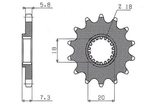 SUNSTAR ZĘBATKA PRZEDNIA 432 12 SUZUKI RM 125 '92-'07, RMZ 250 '10-'12 (JTF427.12) (ŁAŃC. 520) (43212JT) SUNSTAR ZĘBATKA PRZEDNIA 432 12 SUZUKI RM 125 '92-'07, RMZ 250 '10-'12 (JTF427.12) (ŁAŃC. 520) (43212JT)