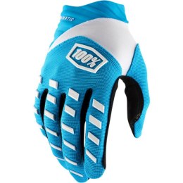100 PROCENT RĘKAWICE CROSS/ENDURO AIRMATIC BLUE KOLOR NIEBIESKI/BIAŁY ROZMIAR L