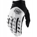 100 PROCENT RĘKAWICE CROSS/ENDURO AIRMATIC WHITE KOLOR BIAŁY/CZARNY ROZMIAR M