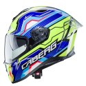 CABERG WYPRZEDAŻ KASK INTEGRALNY Z BLENDĄ MODEL DRIFT EVO LB29 (PINLOCK) KOLOR CZARNY/NIEBIESKI/ŻÓŁTY FLUO ROZMIAR XL (PINLOCK W