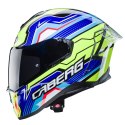 CABERG WYPRZEDAŻ KASK INTEGRALNY Z BLENDĄ MODEL DRIFT EVO LB29 (PINLOCK) KOLOR CZARNY/NIEBIESKI/ŻÓŁTY FLUO ROZMIAR M (PINLOCK W 