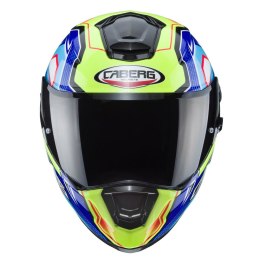 CABERG WYPRZEDAŻ KASK INTEGRALNY Z BLENDĄ MODEL DRIFT EVO LB29 (PINLOCK) KOLOR CZARNY/NIEBIESKI/ŻÓŁTY FLUO ROZMIAR S (PINLOCK W 
