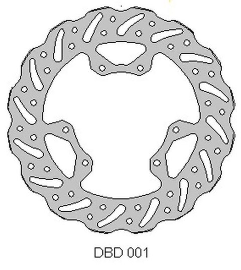 DELTA BRAKING TARCZA HAMULCOWA PRZÓD HONDA CR 125 '95-07, 250 '95-01, CRF 250 '04-14, CRF 450 '02-14 WAVE (240X101X3MM) (6X6,5MM DELTA BRAKING TARCZA HAMULCOWA PRZÓD HONDA CR 125 '95-07, 250 '95-01, CRF 250 '04-14, CRF 450 '02-14 WAVE (240X101X3MM) (6X6,5MM