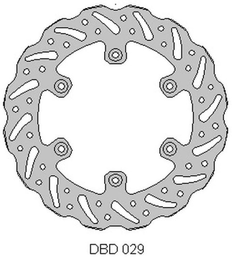 DELTA BRAKING TARCZA HAMULCOWA TYŁ YAMAHA YZ/WR 125 '98-01, YZ/WR 250 '98-'01, YZF/WRF 400/426 '99-01, WAVE (240X115X4MM) (6X6,5 DELTA BRAKING TARCZA HAMULCOWA TYŁ YAMAHA YZ/WR 125 '98-01, YZ/WR 250 '98-'01, YZF/WRF 400/426 '99-01, WAVE (240X115X4MM) (6X6,5