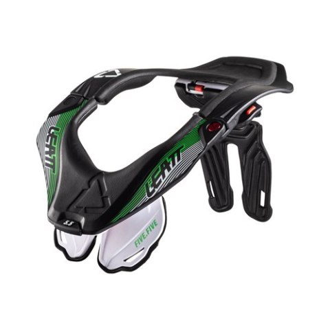 LEATT OCHRANIACZ SZYI 5.5 NECK BRACE BLACK KOLOR CZARNY/BIAŁY/ZIELONY ROZMIAR S/M LEATT OCHRANIACZ SZYI 5.5 NECK BRACE BLACK KOLOR CZARNY/BIAŁY/ZIELONY ROZMIAR S/M