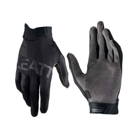 LEATT RĘKAWICE MOTO 1.5 GRIPR MINI BLACK KOLOR CZARNY ROZMIAR XS LEATT RĘKAWICE MOTO 1.5 GRIPR MINI BLACK KOLOR CZARNY ROZMIAR XS