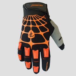 POLEDNIK WYPRZEDAŻ RĘKAWICE / RĘKAWICZKI CROSS MODEL WEB MX KOLOR CZARNY/POMARAŃCZOWY ROZMIAR XXL