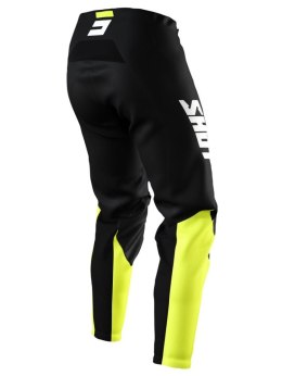 SHOT RACING WYPRZEDAŻ SPODNIE MOTO DEVO RAW BURST NEON YELLOW KOLOR CZARNY/ŻÓŁTY/BIAŁY ROZMIAR 30