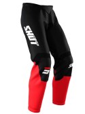 SHOT RACING WYPRZEDAŻ SPODNIE MOTO DEVO RAW BURST RED KOLOR CZARNY/CZERWONY/BIAŁY ROZMIAR 28