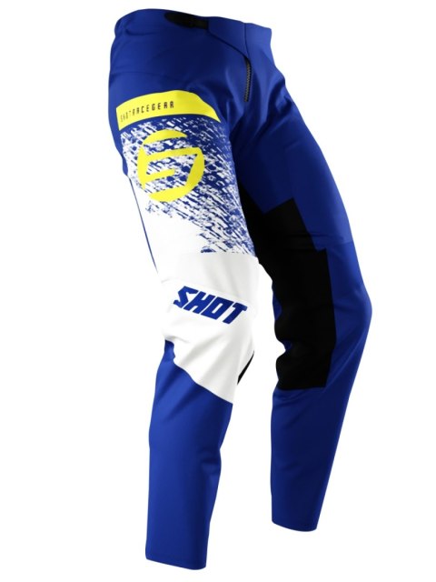 SHOT RACING WYPRZEDAŻ SPODNIE MOTO DEVO ROLL BLUE KOLOR NIEBIESKI/BIAŁY/ŻÓŁTY ROZMAR 38 SHOT RACING WYPRZEDAŻ SPODNIE MOTO DEVO ROLL BLUE KOLOR NIEBIESKI/BIAŁY/ŻÓŁTY ROZMAR 38