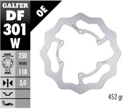 GALFER TARCZA HAMULCOWA PRZÓD SUZUKI RM 125/250 '85-'08, DR-Z 250/400 '00-, YAMAHA WR 250F '03-'16, WR/YZ 426F/450F '00-'15, YZ 