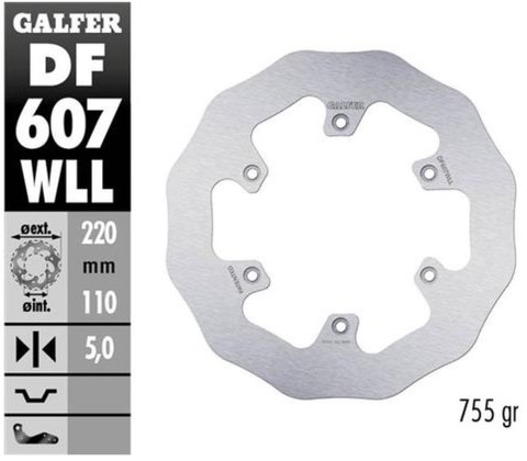 GALFER TARCZA HAMULCOWA TYŁ KTM SX/EXC/LC4 HUSABERG,HUSQVARNA,GAS GAS WAVE (220X110X5MM) ENDURO MUD SIX DAYS GALFER TARCZA HAMULCOWA TYŁ KTM SX/EXC/LC4 HUSABERG,HUSQVARNA,GAS GAS WAVE (220X110X5MM) ENDURO MUD SIX DAYS