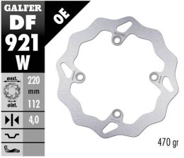 GALFER TARCZA HAMULCOWA TYŁ SHERCO SE/SEF 250/300/450 '14-, (TYLKO Z ZAWIESZENIAMI WP I KAYABA) SE 125 '21-, SE-R 2.5/3.0 ISIDE 