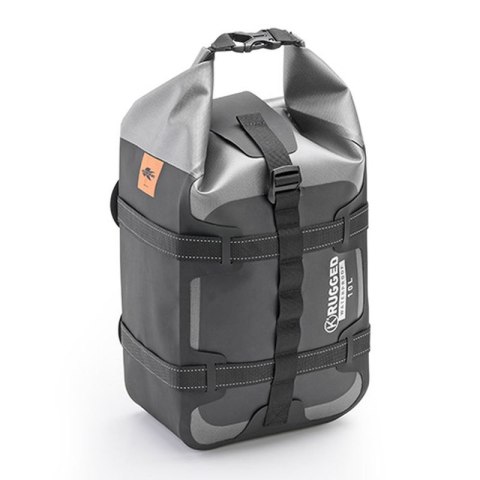 KAPPA TORBA NA SIEDZENIE / BAGAŻNIK 10L 100% WODOSZCZELNA KOLOR CZARNO-SREBRNY (K' RUGGED) (31X22X13CM) KAPPA TORBA NA SIEDZENIE / BAGAŻNIK 10L 100% WODOSZCZELNA KOLOR CZARNO-SREBRNY (K' RUGGED) (31X22X13CM)