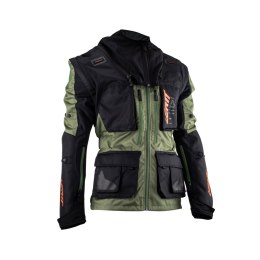 LEATT KURTKA MOTO 5.5 ENDURO JACKET CACTUS KOLOR CZARNY/ZIELONY ROZMIAR M