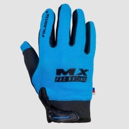 POLEDNIK RĘKAWICE / RĘKAWICZKI CROSS MODEL MX PRO EVO BABY/JUNIOR/KID (DZIECIĘCE) KOLOR NIEBIESKI ROZMIAR 5