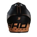SHOT RACING WYPRZEDAŻ KASK MOTO FURIOUS RAW 3.0 BLACK BRONZE MATT KOLOR BRĄZOWY MAT/CZARNY ROZMIAR M