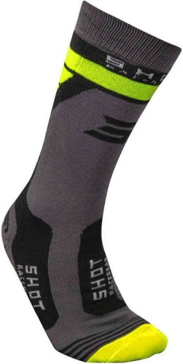 SHOT RACING WYPRZEDAŻ SKARPETY RACE BLACK YELLOW KOLOR CZARNY/ŻÓŁTY ROZMIAR 47-50